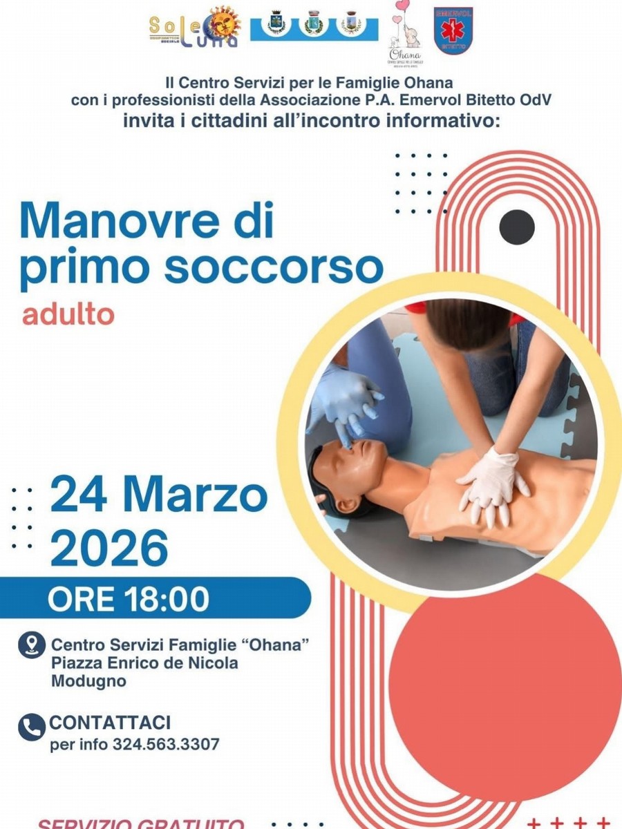 Locandina primo soccorso