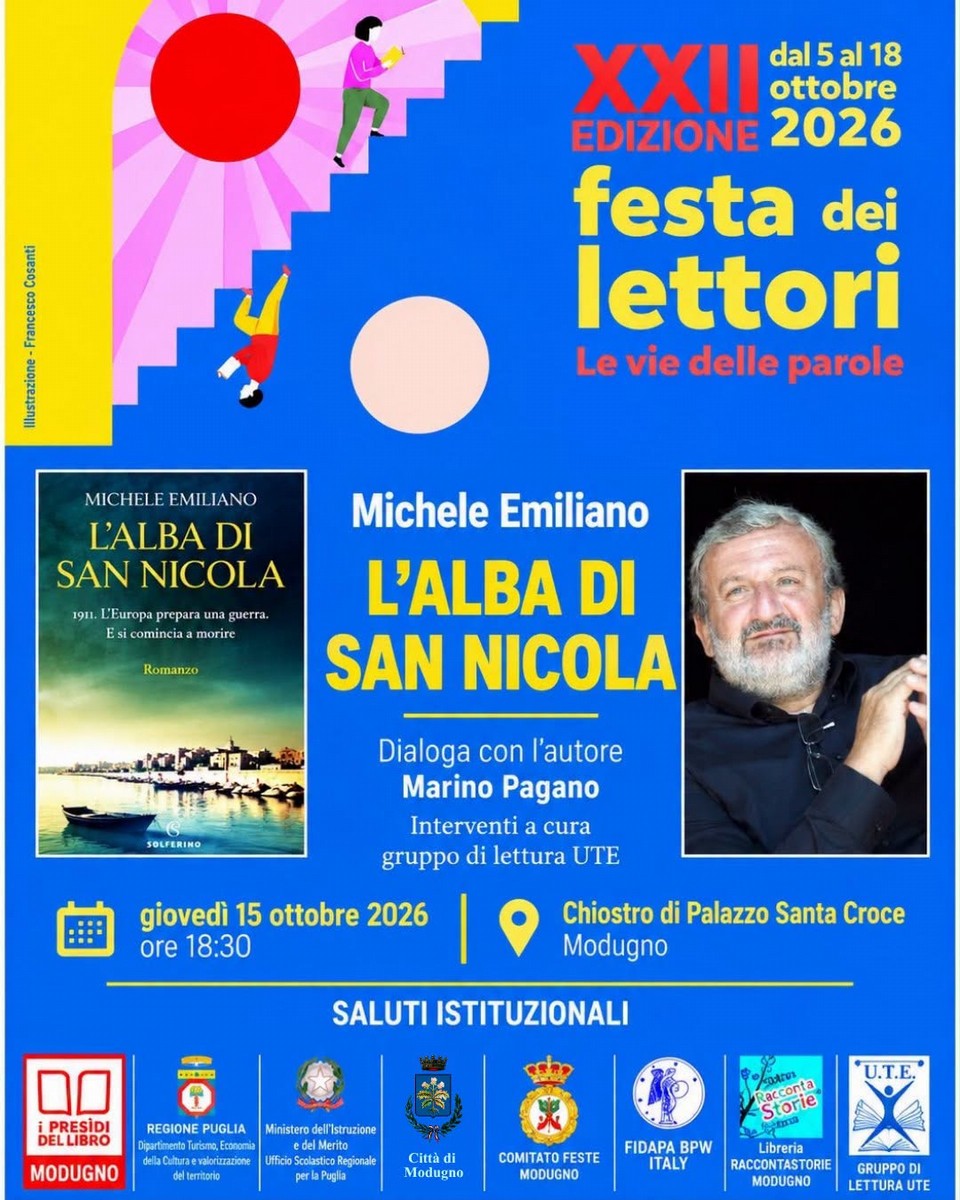 Michele Emiliano alla festa dei lettori