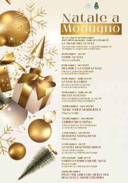 Il calendario di Natale a Modugno