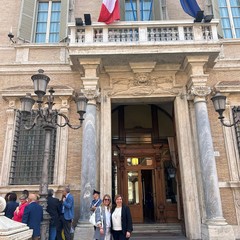 La consigliera Sblendorio con la delegazione pugliese al Senato