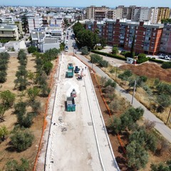 Avanzano i lavori del collegamento di via Livorno con la stazione RFI di Modugno