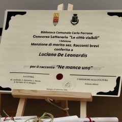 Premiazione concorso letterario Le citt visibili