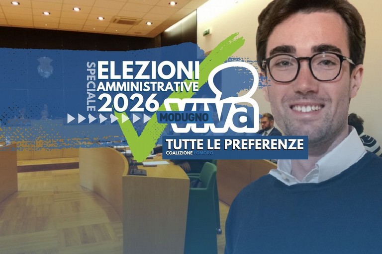 Elezioni amministrative Modugno 2026, i voti per i candidati della coalizione di Giovanni Lomoro