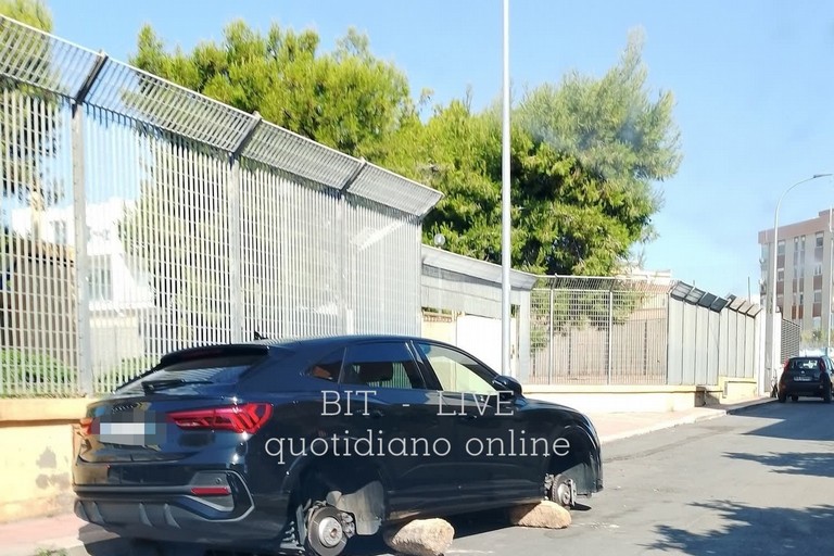 Il furto dei cerchioni a Modugno