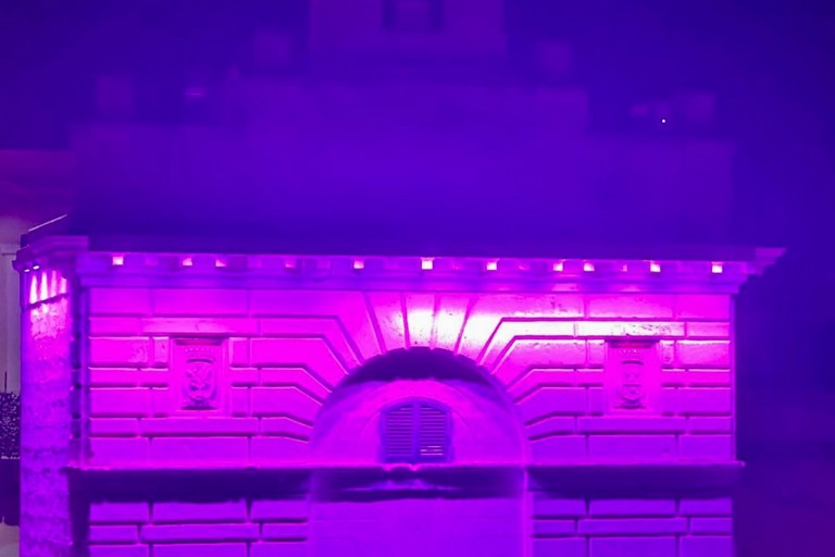 Il Cisternone in viola