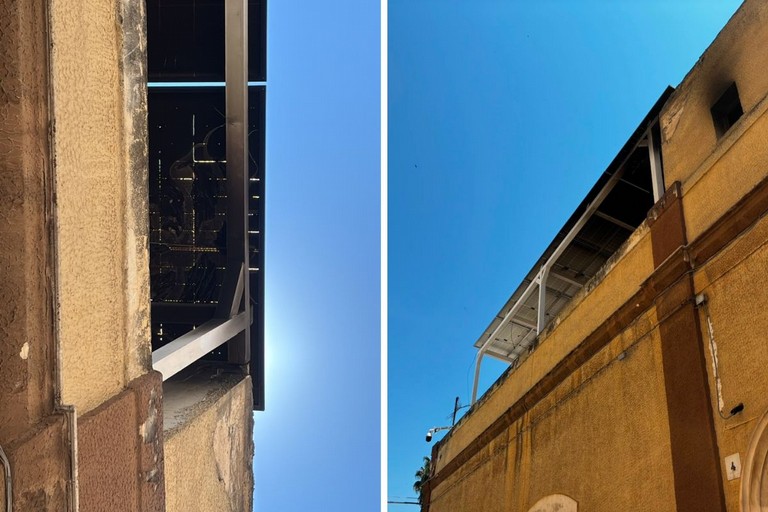 A fuoco pannello fotovoltaico