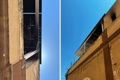 In fiamme la struttura portante di un pannello fotovoltaico a Modugno