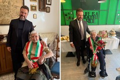 Modugno festeggia due neocentenarie: gli auguri del sindaco ad Arella e Teresa