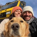 Il giro del mondo dei modugnesi Rossella e Michele con la loro cagnolina Mia