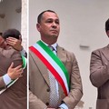 Consegnata la fascia tricolore al neosindaco di Modugno. Montebruno: «Ora comincia un nuovo tratto di strada»