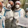 Pasqua in corsia, gli auguri dagli infermieri del Policlinico di Bari