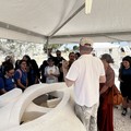 Simposio Internazionale di Scultura a Modugno, la visita delle scuole a Parco Loiacono