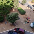 Tornano le panchine in piazza Caldarola al quartiere Cecilia di Modugno