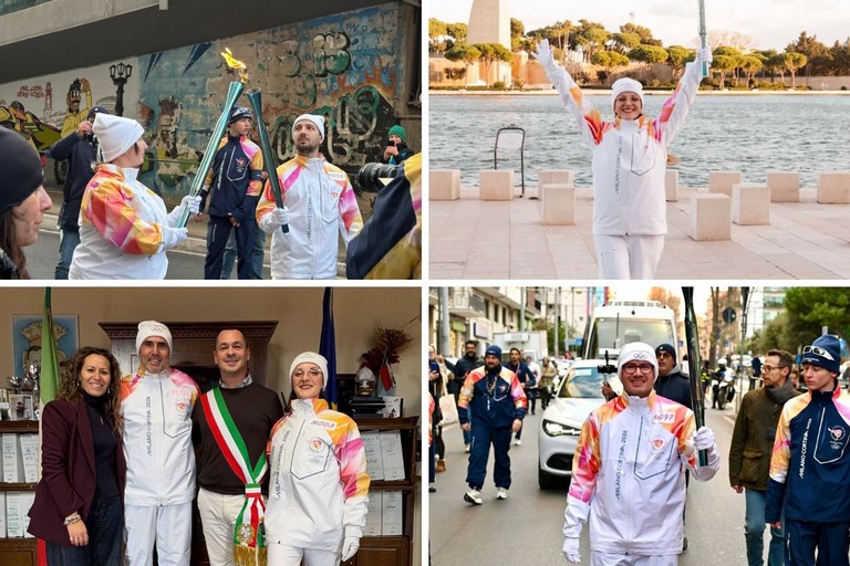 Modugno nel viaggio della Fiamma Olimpica di Milano - Cortina 2026