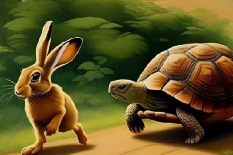la lepre e la tartaruga