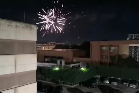 I fuochi d'artificio a Modugno